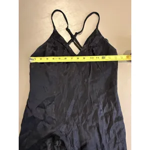 Women’s Bardot Arella Dress Asymmetrical High Low Open Back V Neck Black 8 M thumbnail 8