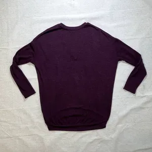 Wilfred Free - Aritzia | Plum Long Sleeve Tunic Top | Small thumbnail 2