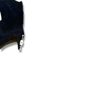 Nine West Knee High Boots Size 9.5 Black‎ Faux Suede Almond Toe Stiletto Heel thumbnail 7