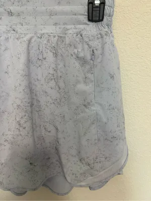 Lululemon Hotty Hot High-Rise Skirt *Long Gravel Dust Pastel Blue Multi Size 2 thumbnail 6