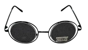 Round Black Sunglasses thumbnail 1