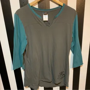 Y2K Woman’s Harley-Davidson 3/4 Sleeve Tee Shirt XXL 12/14/16 Retro Vintage thumbnail 9