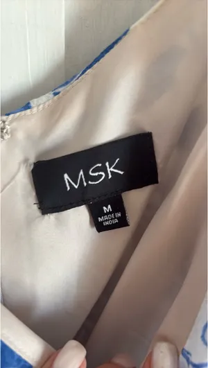 MSK Long floral dress thumbnail 3