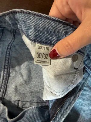 BDG Light Blue Baggy Denim Jeans thumbnail 6