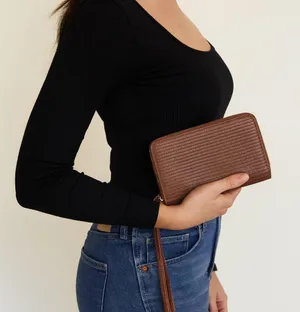 Elegant Brown Women's Clutch thumbnail 1