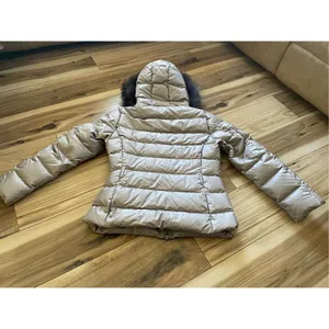 Moncler down  grey jacket for women size 02.(M) thumbnail 3