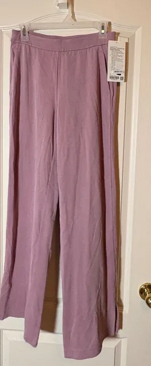 Lululemon Softstreme High-Rise Wide-Leg Pique Pant Regular Size Small, Color: LVLX thumbnail 1