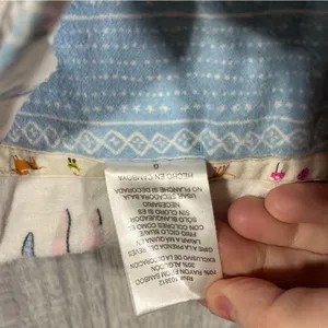 Munki Munki Ski Print Button-Up Long Sleeve Fleece Pajama Top; Large Women’s thumbnail 6
