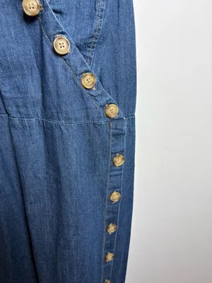Universal Threads Women's Sleeveless Button-Front Denim Midi Dress thumbnail 3