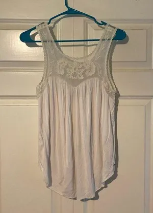 Sexy and Soft Lacey Tank thumbnail 1