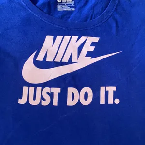 Nike Royal Blue Athletic Cut Short Sleeve Top thumbnail 2