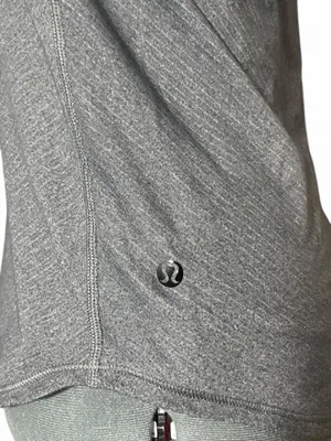 Lululemon Swiftly Tech Gray Striped Racerback Tank Top Women's Size S/M Athletic thumbnail 5