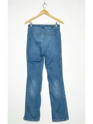 We The Free People Cross My Heart Slim Straight High Rise Jeans Size 28 thumbnail 4