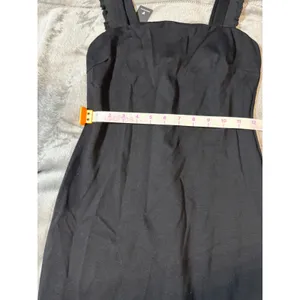 NWT Lulus Persuasion‎ Black Ruffled Bodycon Midi Dress Sleeveless Size Small thumbnail 10