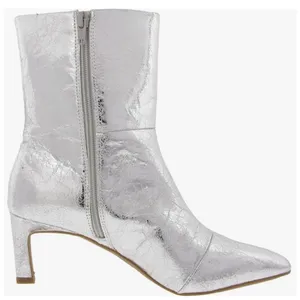 DV by Dolce Vita Gradie Kitten Heel Silver Boots‎ Size 5 B45 thumbnail 2