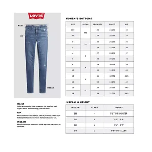 Levi's 725 High Rise Bootcut Women's 28x30 Jeans Dark Wash Lapis Dark Horse thumbnail 8