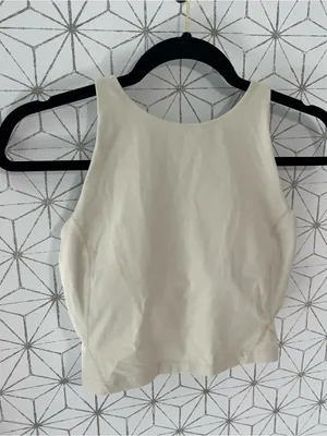 Lululemon Align High Neck Tank Cream thumbnail 2