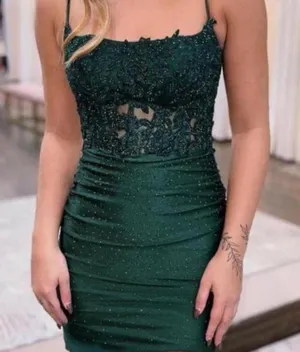 Green Homecoming dress Size 0 thumbnail 1