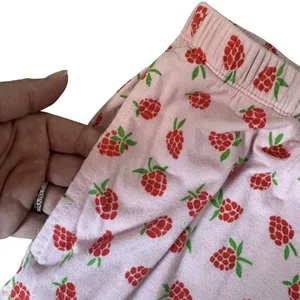 Kate Spade NY Strawberry Print Pajama Set 2 Piece Short Sleeve Pants Size L Pink thumbnail 5