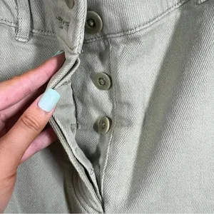 Aritzia Wilfred Free Women Pants‎ Sz 6 Green Modern Cargo High Rise Pockets thumbnail 5