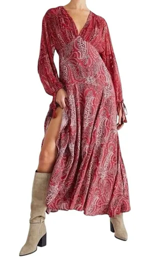 Free People Mirage maxi dress size 10 thumbnail 1