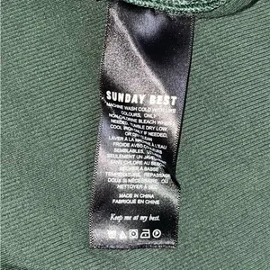 Aritzia Sunday Best Green Crop Tank Top thumbnail 4