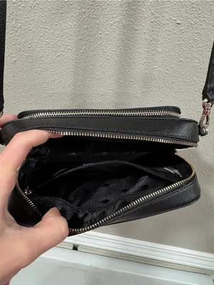 Kate Spade New York Leather Crossbody Bag Dual Zip Around thumbnail 7