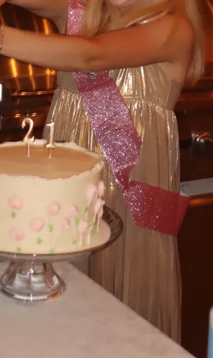 Gold pleated maxi dress thumbnail 3