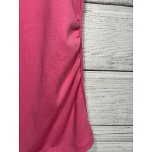PGA Tour Ladie's Collared Polo Shirt Coral Pink Gathering Airflux Size SMALL thumbnail 3