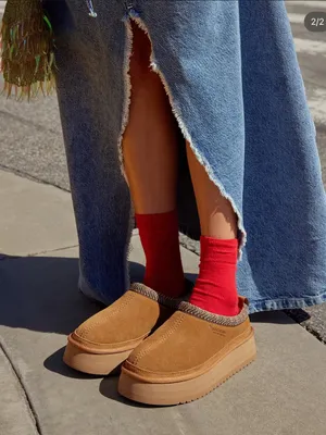 NEW KOOLABURRA BY UGG Buree Platform Slippers Shoes Mules Chestnut 9 thumbnail 1