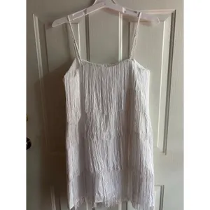 New Women’s A New Day Fringes Lined Dress Stretchy White size Small thumbnail 3