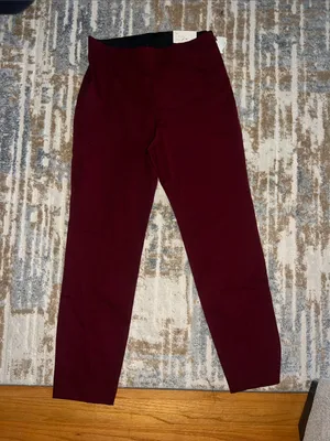 a new day Women's Burgundy Straight-Leg Pants thumbnail 2