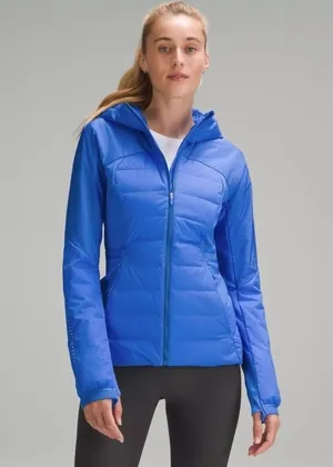 Lululemon Down For It All Jacket Winter Coat Pipe Dream Blue Size 12 NWT thumbnail 1