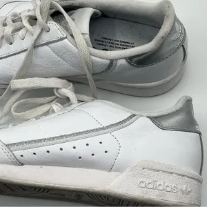 Adidas Continental 80’s Sneaker Size 9.5 White Silver Style EE8925 thumbnail 5