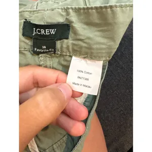 Y2K J. Crew olive green cargo pants thumbnail 5