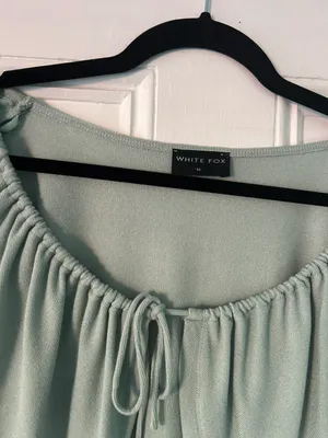 White Fox Tie Crop Top thumbnail 2