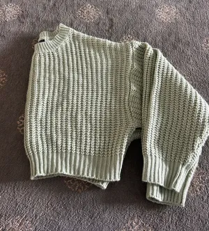 Shein Sage Green Sweater thumbnail 1