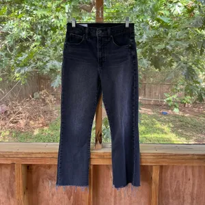 Gap Women's Kick Fit High Rise Jeans Washed Black Size 28/6R thumbnail 5
