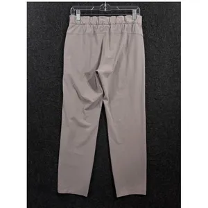 Vuori Miles Ankle Pants Women Small Beige Tapered Joggers Zip Pocket Performance thumbnail 2