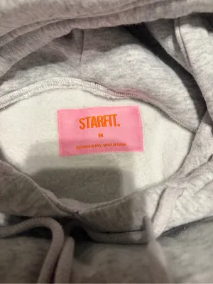 NWOT STARFIT Gray Star Hoodie and Sweatpants Set thumbnail 4