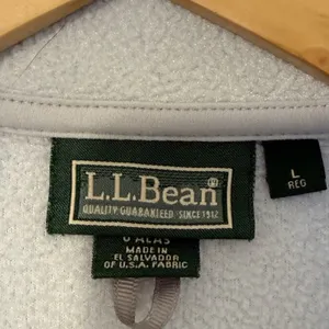 L.L. Bean Women’s Full-Zip Fleece Sweater Size L Light Blue Soft Polar Warm thumbnail 7