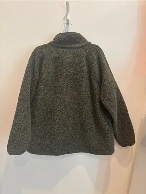Carhartt Women’s Fleece Jacket Green Quarter Snap Size 1X thumbnail 3
