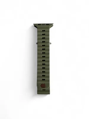 NWOT Olive Green Silicone Watch Band Compatible With Apple Watch Ultra thumbnail 4