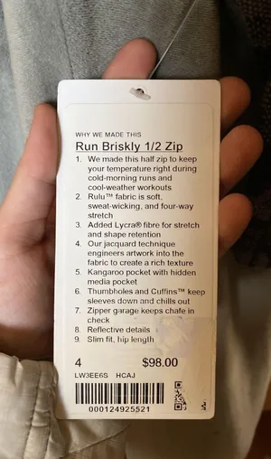 Lululemon Run Briskly Half-Zip thumbnail 4