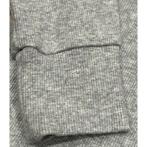 7 For All Mankind Gray Waffle Knit Henley Long Sleeve Shirt Sz S indie grunge thumbnail 3