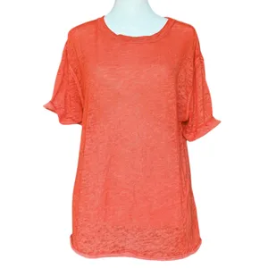 Free People We the Free Cassidy‎ Cuff Sleeve Tee Poppy Sz XS thumbnail 3