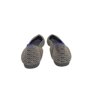 Rothy's The Point‎ flat shoes Walnut Python snake print Toe Knit Size 7.5 W thumbnail 6