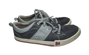 Merrell Rant Fashion low top Sneaker Black Gray Canvas Leather 8 casual gorpcore thumbnail 1