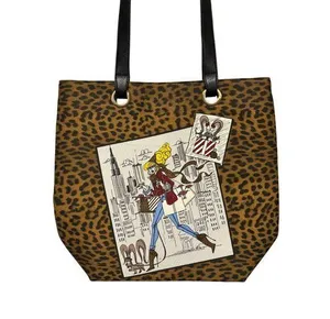 Chico's Chicos Leopard Tote Shopper Bag Jackie B Jewel Limited Edition NWT thumbnail 1