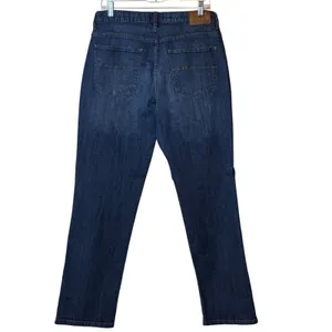 Lauren Ralph Lauren Jeans Co Dark Wash Straight‎ Leg Denim Jeans Women 12 LRL thumbnail 3